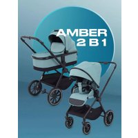 Универсальная коляска MOWbaby Amber MB067 (2 в 1, мятный)