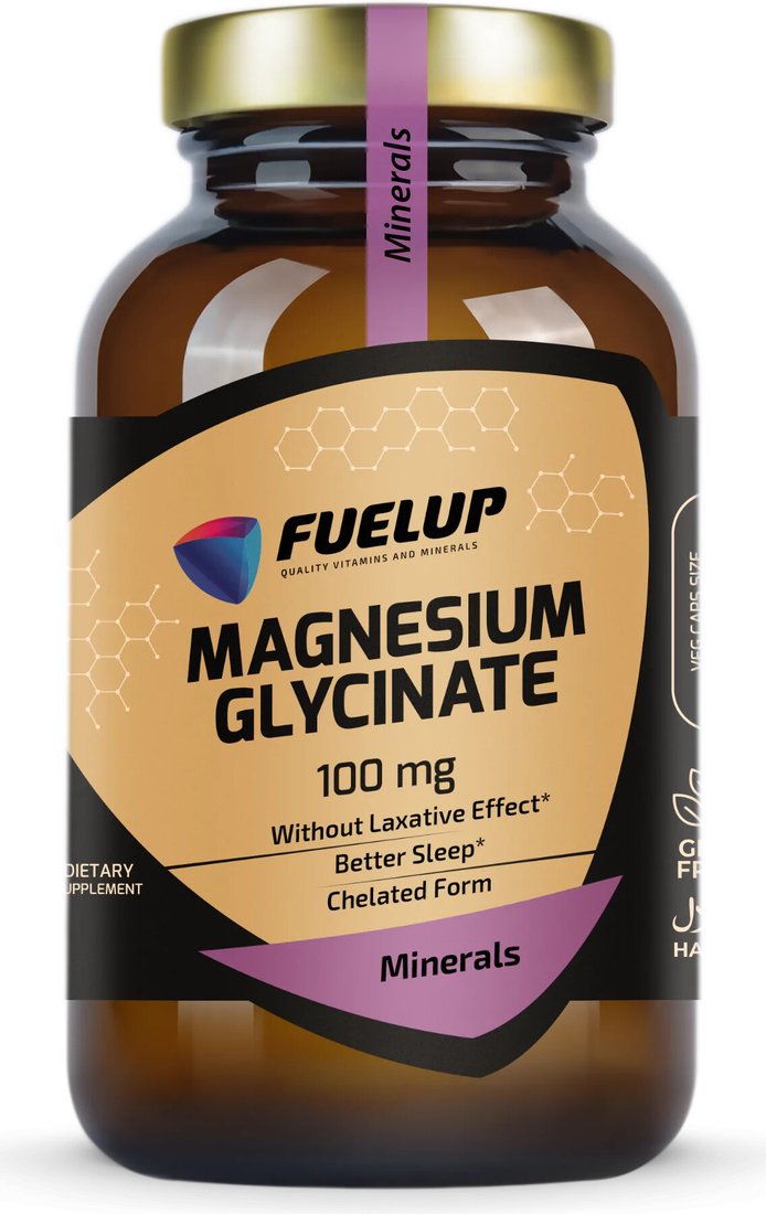 БАД FuelUp Magnesium Glycinate 100 мг (120 капсул)