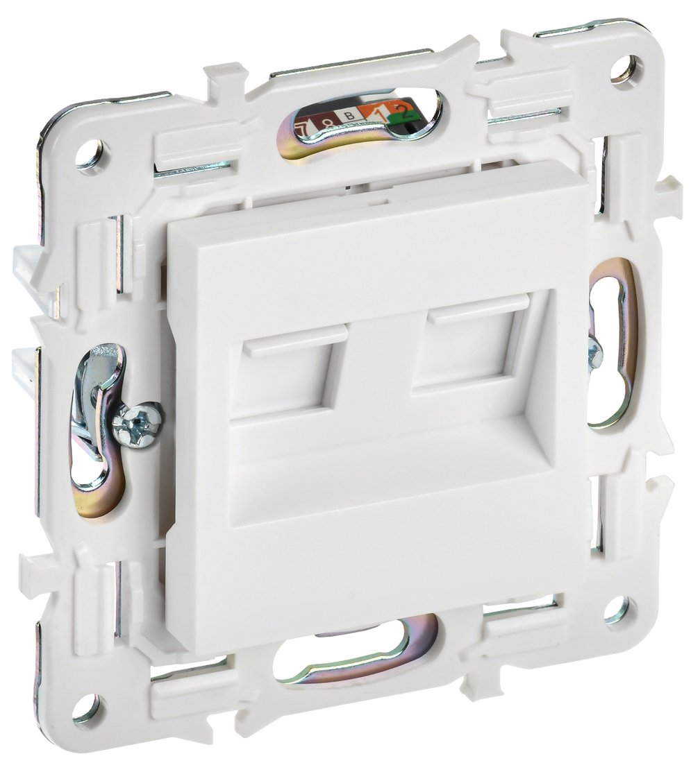 

Розетка компьютерная IEK Skandy SK-K20-1-K01