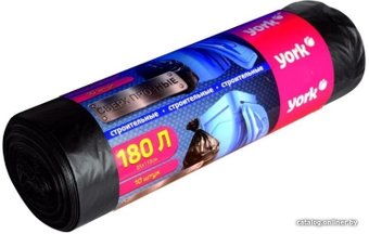 Пакеты для строительного мусора York 180 л (10 шт) 9281030056