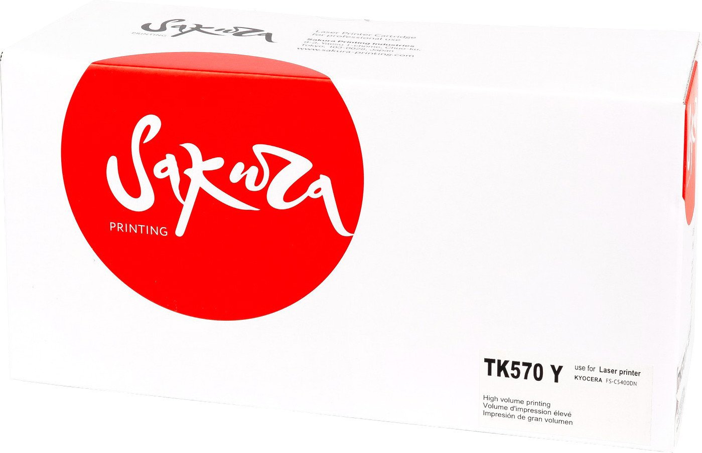 

Картридж Sakura Printing SATK570Y (аналог Kyocera Mita TK570Y)