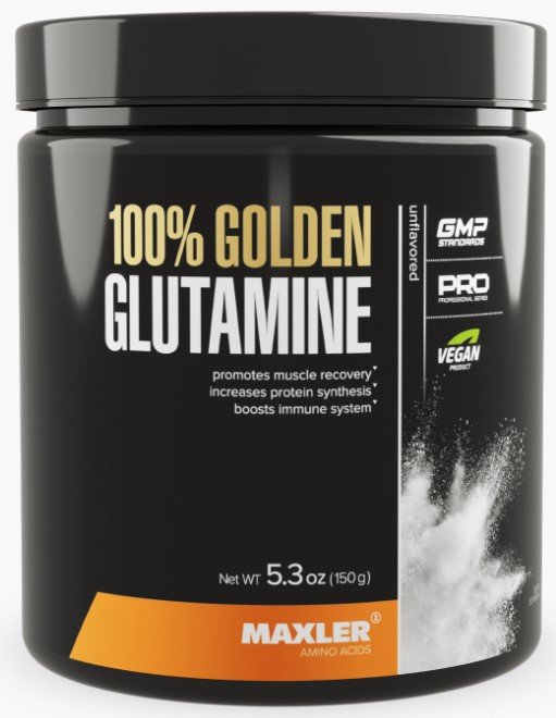 

L-глютамин Maxler 100% Golden Glutamine (без вкуса, 300 г )