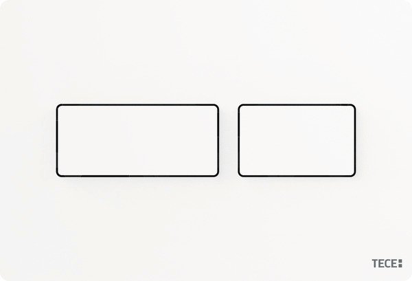 

Панель смыва Tece Solid 9240433 (белый матовый)