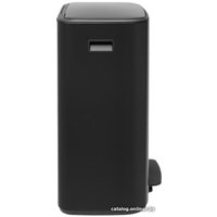 Система сортировки мусора Brabantia Bo Pedal Bin 2 x 30 л (черный матовый)