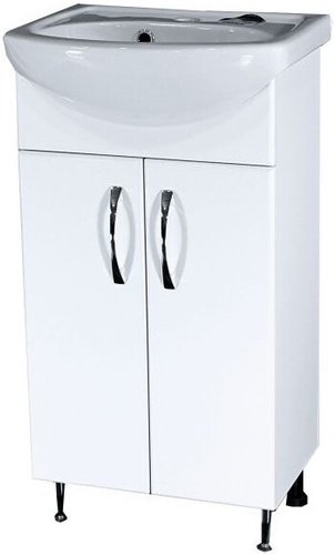 СанитаМебель Тумба под умывальник Камелия-61.13 Д2 (белый)