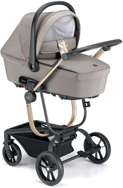 

Универсальная коляска CAM Taski Sport Tris (3 в 1, золотой медвежонок, тортора/черный/золотой)