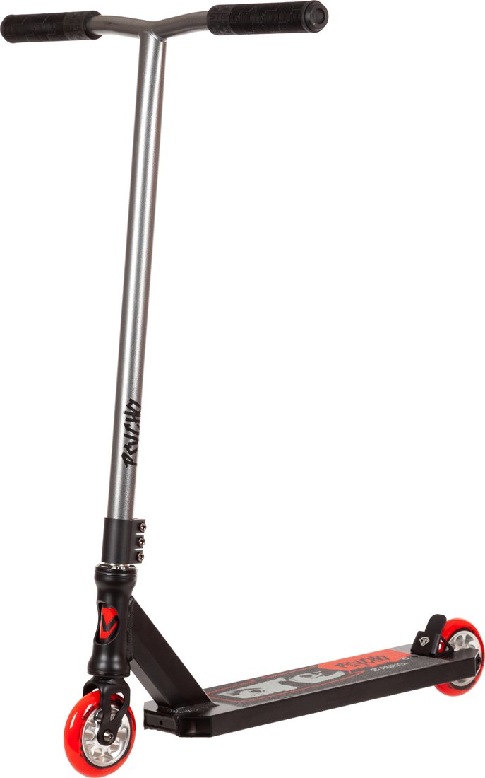 

Трюковый самокат Novatrack Psycho 50/100 100A.PSYCHOP2.SL22 (черный/серебристый)