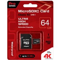 Карта памяти QUMO microSDXC QM64GMICSDXC10U3 64GB