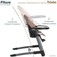 Высокий стульчик Pituso Triola (черная рама/бежевый)