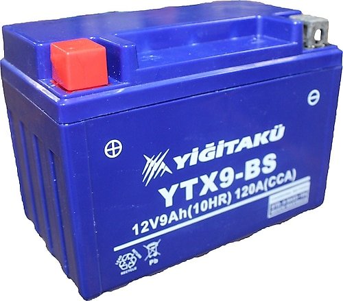 

Мотоциклетный аккумулятор Yigitaku YTX9-BS L+ (9 А·ч)