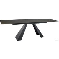 Кухонный стол Signal Salvadore ceramic SALVADOREBROC160 (коричневый/черный матовый)