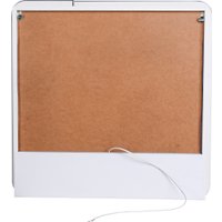  Symbolite Шкаф с зеркалом для ванной Каре 80x80 (с подсветкой, сенсор на зеркале)