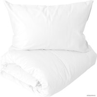 2-спальный комплект постельного белья Loon Emily (2-спальный, наволочка 50x70, белый)