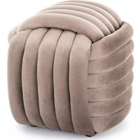Пуфик Signal Bruni Velvet (темно-бежевый)