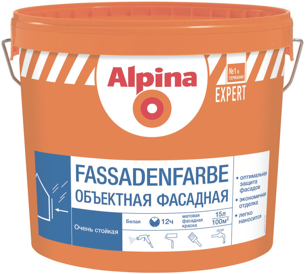 

Краска Alpina Expert Fassadenfarbe (15 л)
