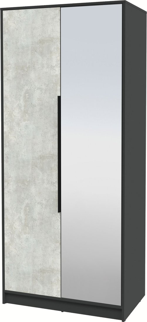 

Шкаф-купе Интерлиния Концепт КТ-Ш2з (бетон лайт/антрацит)