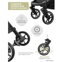 Коляска прогулочная «книга» Indigo Onyx (черный)