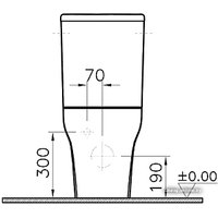Унитаз напольный Vitra Zentrum [9012B003-7202] в Лиде