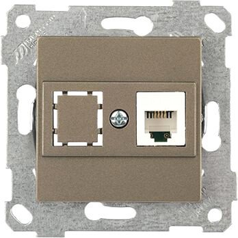 

Розетка телефонная Mutlusan Rita 2200-125-0186 (антрацит)