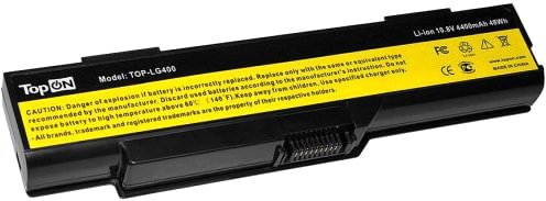 

Аккумуляторы для ноутбуков TopON TOP-LG400