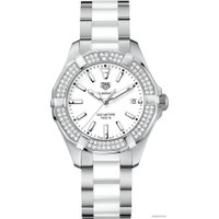 Наручные часы TAG Heuer Aquaracer 300M Steel and Ceramic 2 Row Diamond WAY131F.BA0914