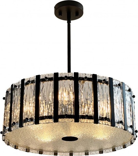 Подвесная люстра iLamp Panorama D4688-50 MBK