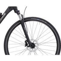 Электровелосипед Kross Evado Hybrid 1.0 M 2023 KREH1Z28X19M006310 (черный/серый)