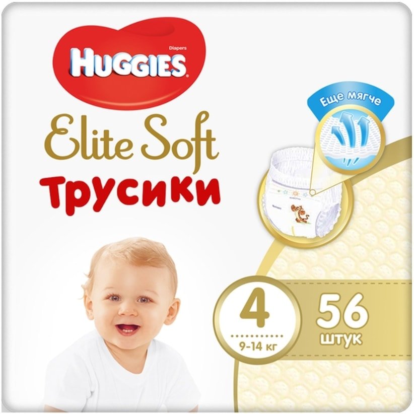 

Трусики-подгузники Huggies Elite Soft Giga 4 (56 шт)