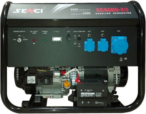 

Бензиновый генератор SENCI SC6000-E3