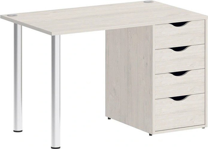 

Стол Riva Home Office VR.SP-3-118.4 Silver (дуб наварра)