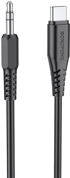 

Кабель Borofone BL8 USB Type-C - 3.5 Jack (1 м, черный)