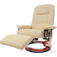 Массажное кресло Calviano 2160 (экокожа, бежевый)