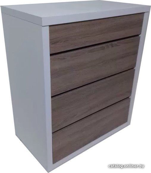 Комод Анрат К 600 (белый/дуб трюфель)