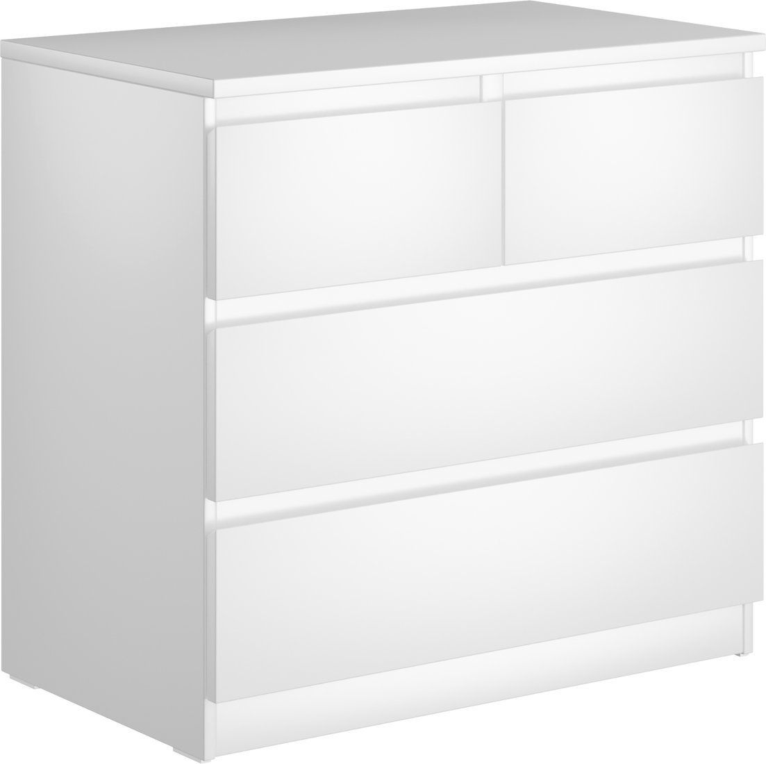 

Комод Mio Tesoro Мальта 4 ящика 80x76 2.05.02.050.1 (белый)
