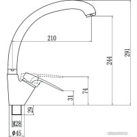Смеситель Fmark S-4166S