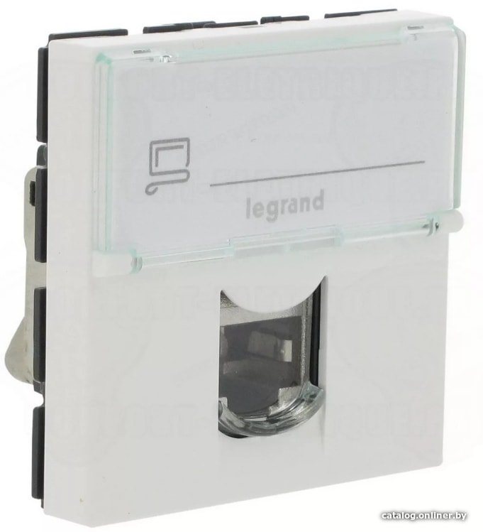 Розетка телефонная Legrand Mosaic 78731 (белый)