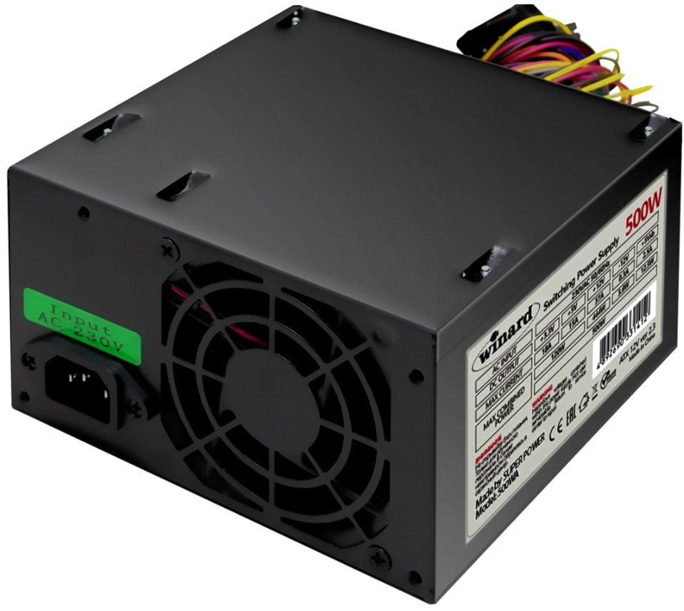 

Блок питания Winard 500WA (черный)