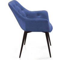 Стул с подлокотниками Ваш день Archi Barkhat 81 (темно-синий)