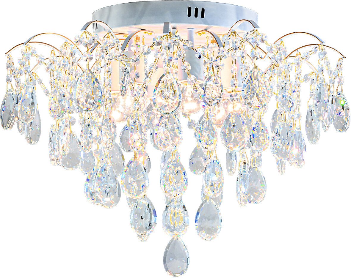 

Люстра средней высоты Escada Selena 1126/6 E27*60W White/Gold