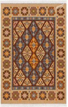 Ковер для жилой комнаты Shahintex Etno Icarpet 120x180 002 455511 (янтарь)