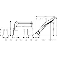 Смеситель Hansgrohe Metris S 31446000