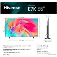 Телевизор Hisense 55E7KQ