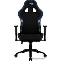 Игровое (геймерское) кресло AeroCool AERO 1 Alpha (черный/синий)