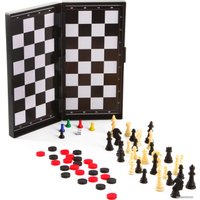 Шахматы/шашки Bondibon Удачная партия 3в1 ВВ0692