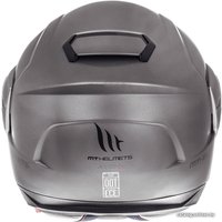 Мотошлем MT Helmets Atom SV Solid Matt (XS, серый)