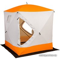 Палатка для зимней рыбалки Fish2Fish Куб утепленная 1.8м (белый/оранжевый)