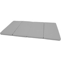 Cпортивный мат Формула здоровья 4 сложения 2x1x0.08м (серый)