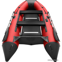 Моторно-гребная лодка Roger Boat Hunter Keel 3500 (малокилевая, красный/черный)