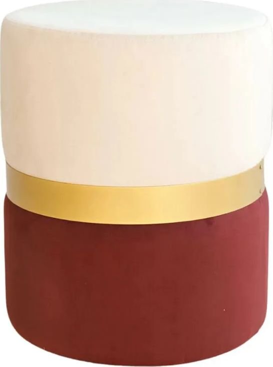 

Пуфик DreamBag Колорадо (Бежево-бордовый)