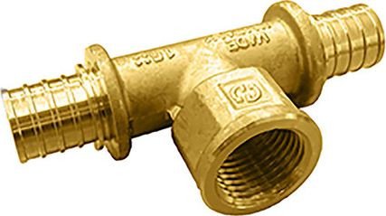 Фитинг General Fittings Тройник Goldfix 20х1/2х20 340012H042028A